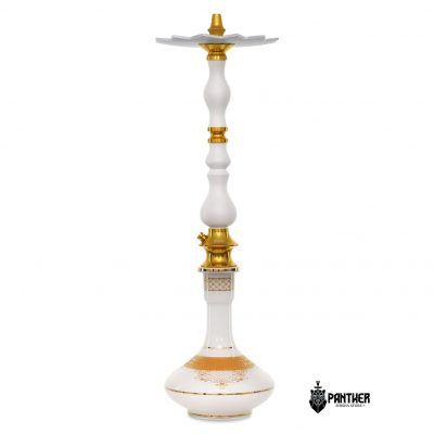 Amazon Hookah Luxury Gold White