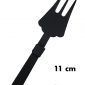 Tenedor Punzon Negro