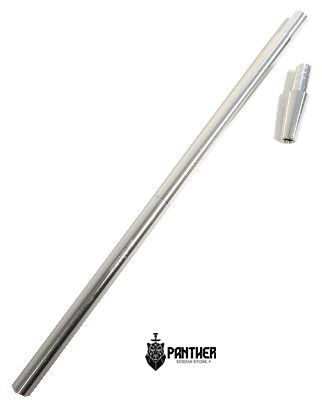 Hookah Flame Alu Mouthpiece Long Silver