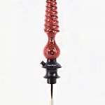 Regal Hookah Cavalier Diamond Wood Red Black
