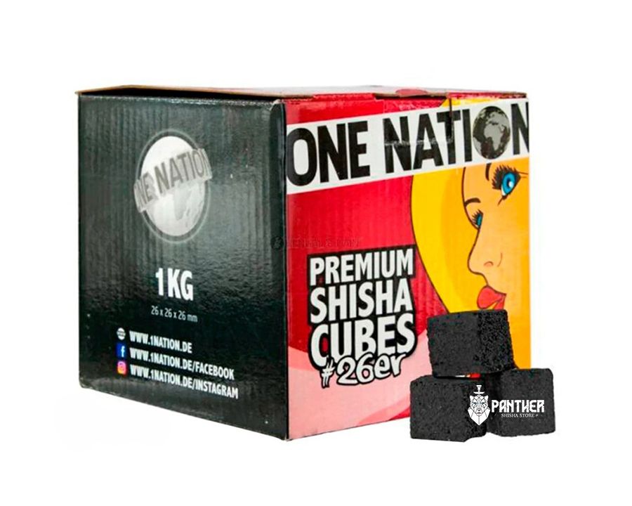 One Nation Premium Shisha Cubes 1kg One Nation Premium Shisha Cubes 1kg
